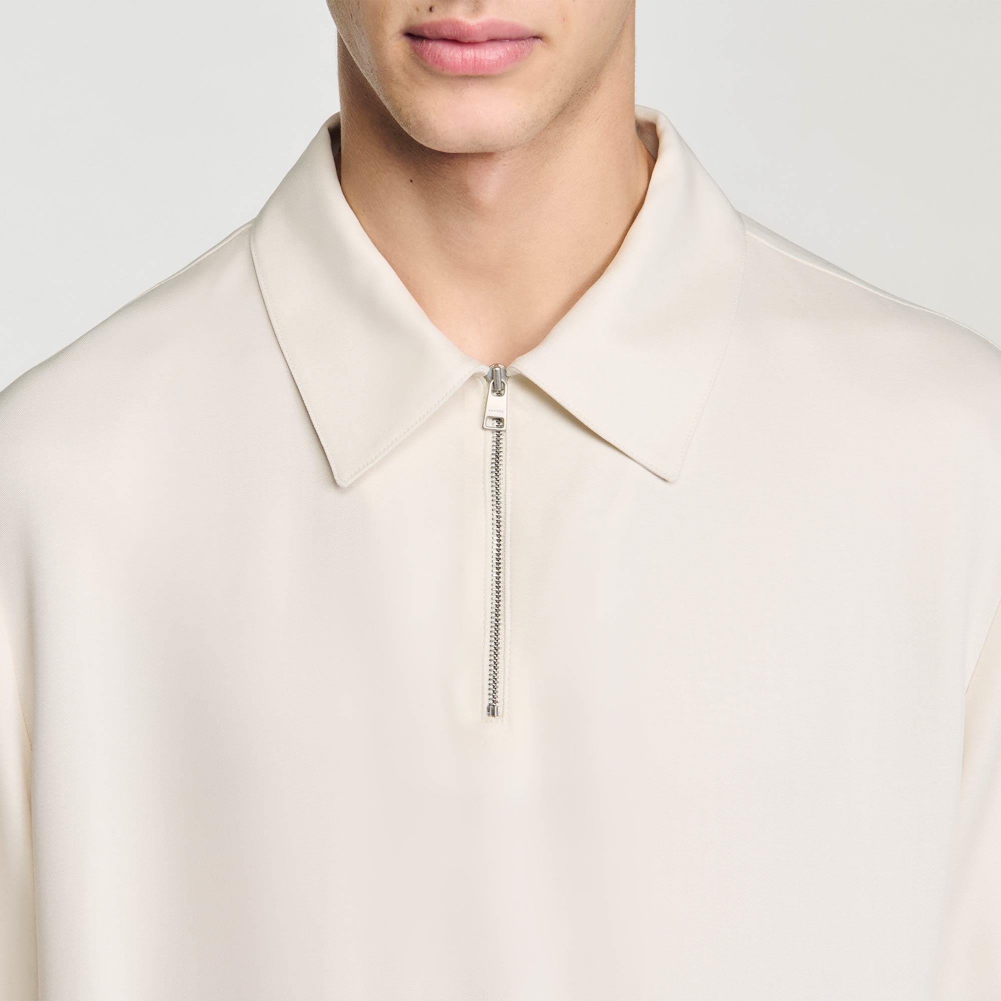 SANDROEkru Polo Yaka Triko