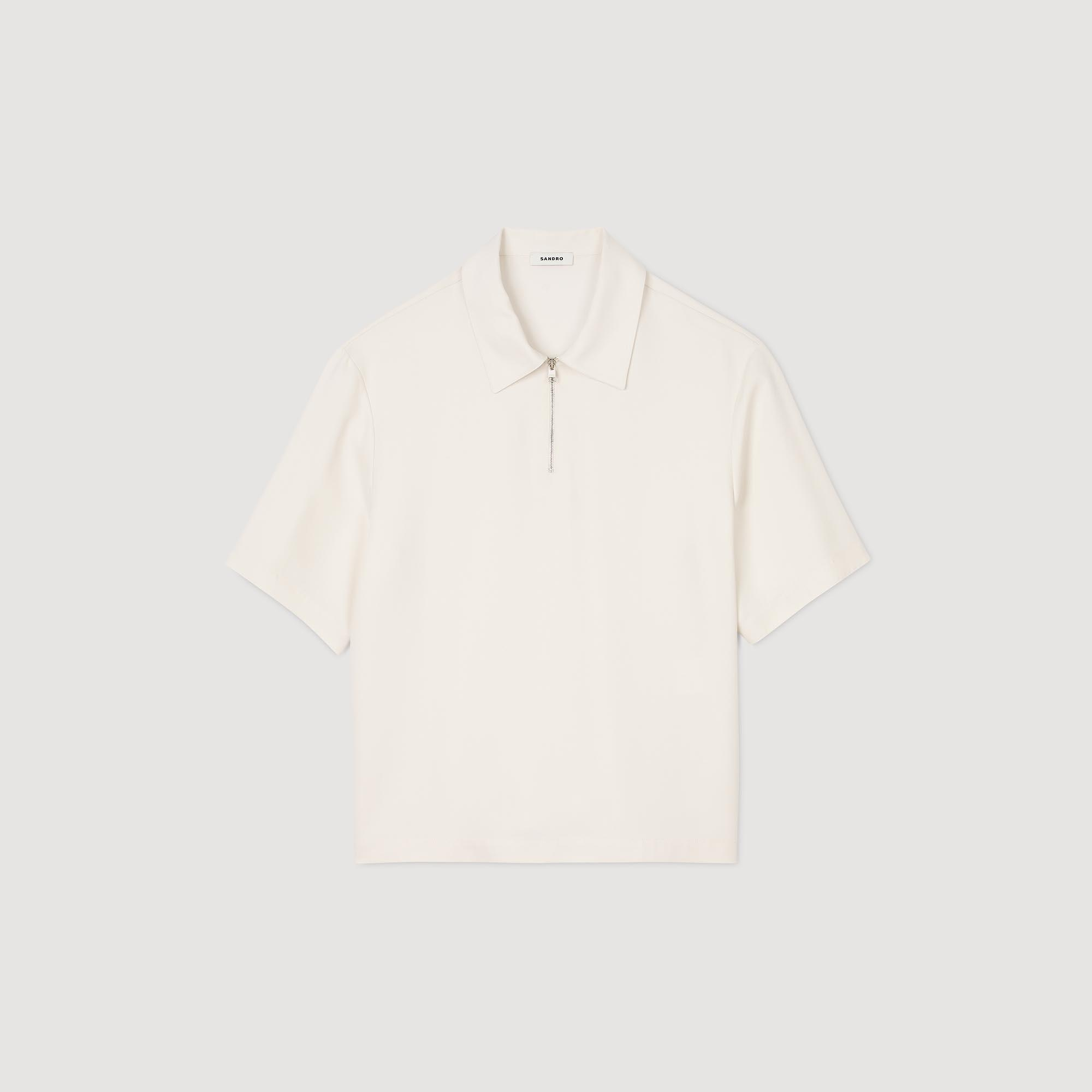 SANDROEkru Polo Yaka Triko