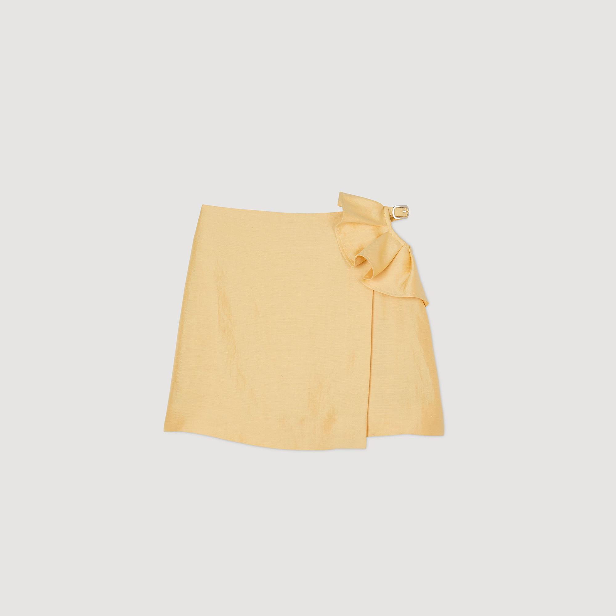 SANDROFırfır Detaylı Cut Out Etek
