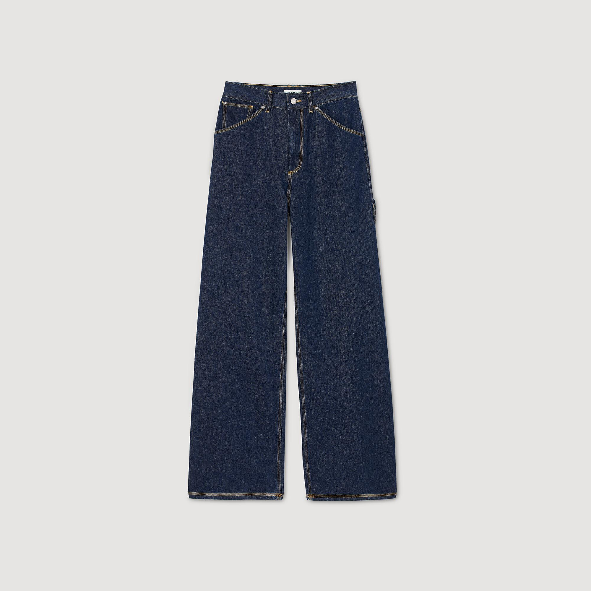 SANDROGeniş Kesim Jean Pantolon