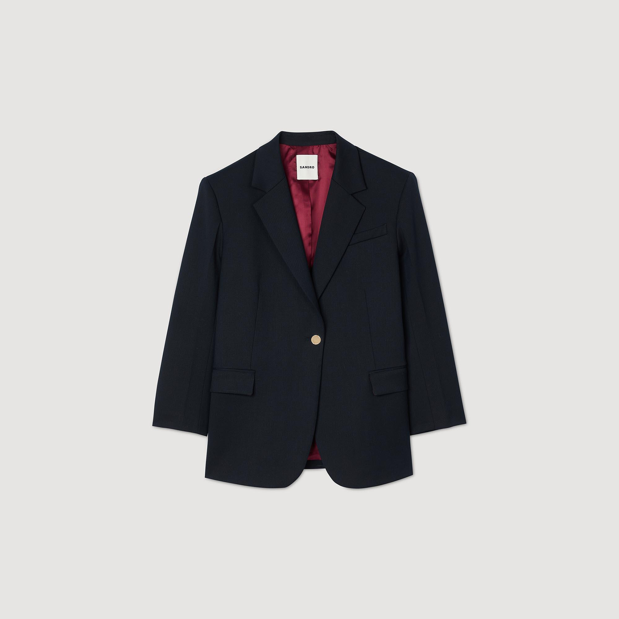 SANDROGold Düğme Kapama Blazer
