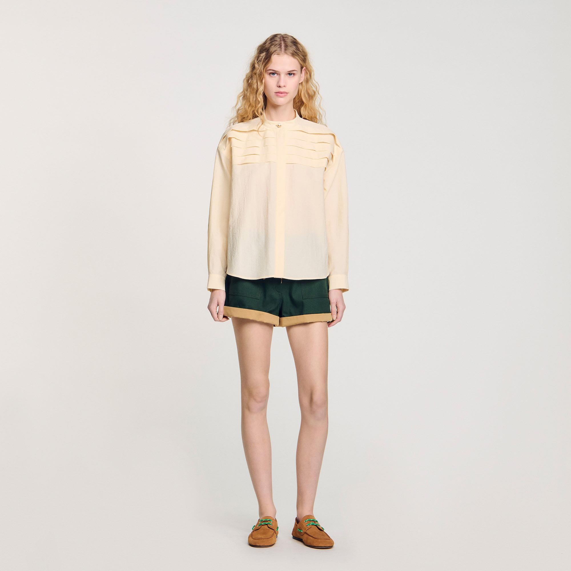 SANDROHakim Yaka Düğme Kapama Gömlek
