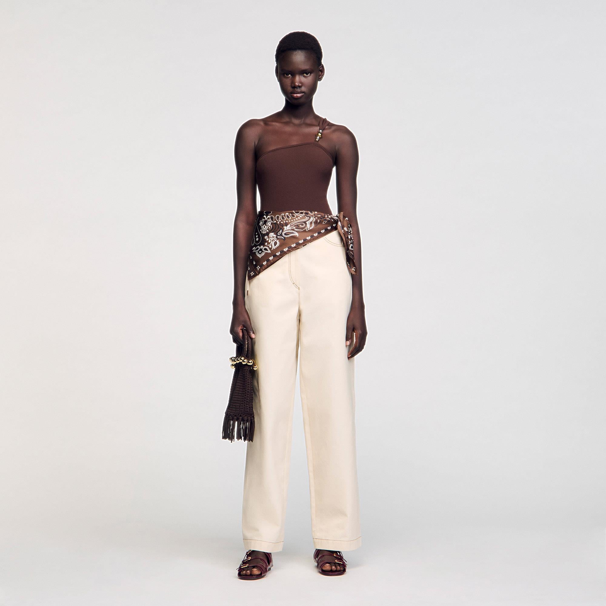 SANDROKahverengi Bodysuit