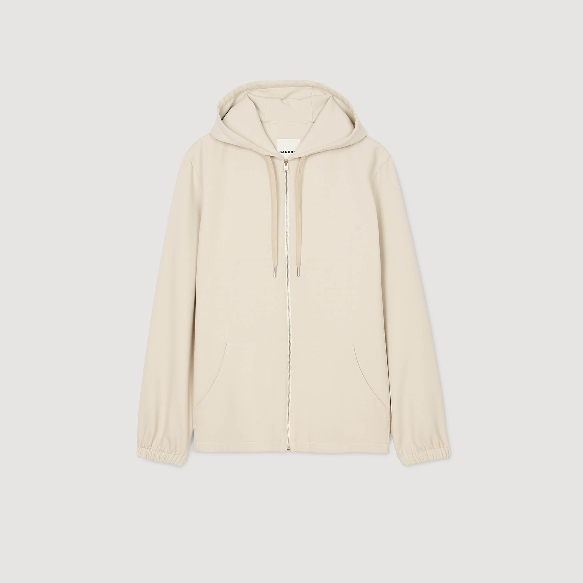 SANDROKapüşonlu Krem Sweatshirt
