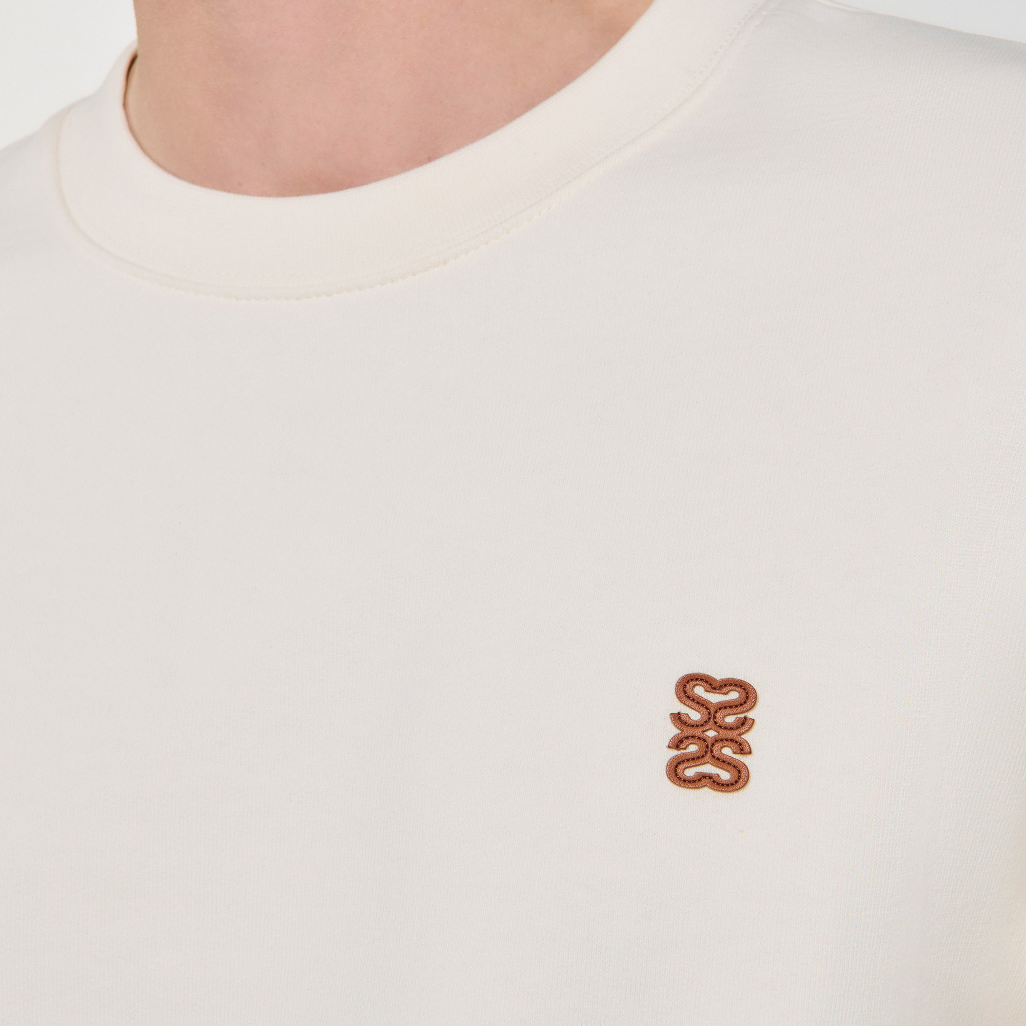 SANDROKrem Logo Sweatshirt