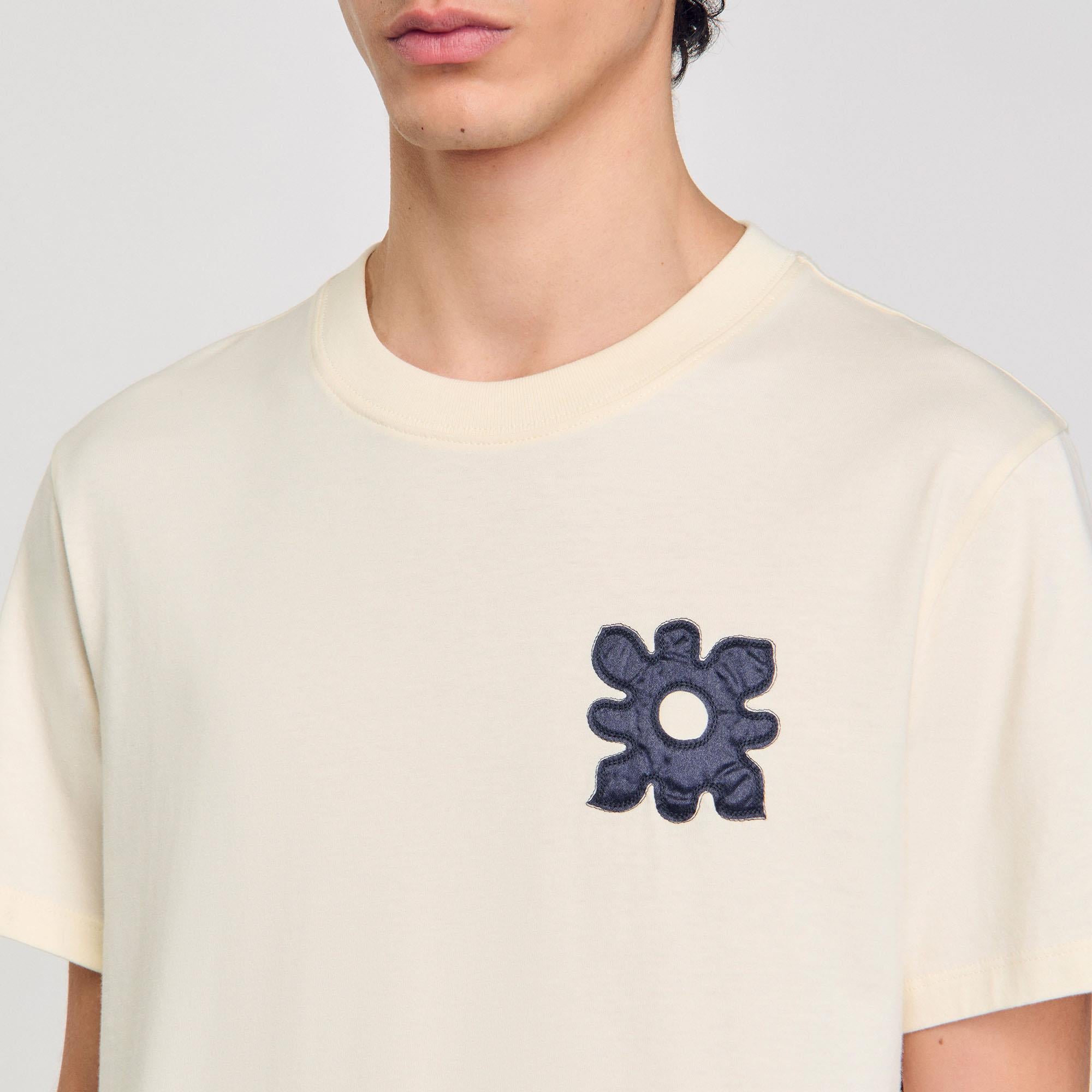 SANDROKrem T-shirt