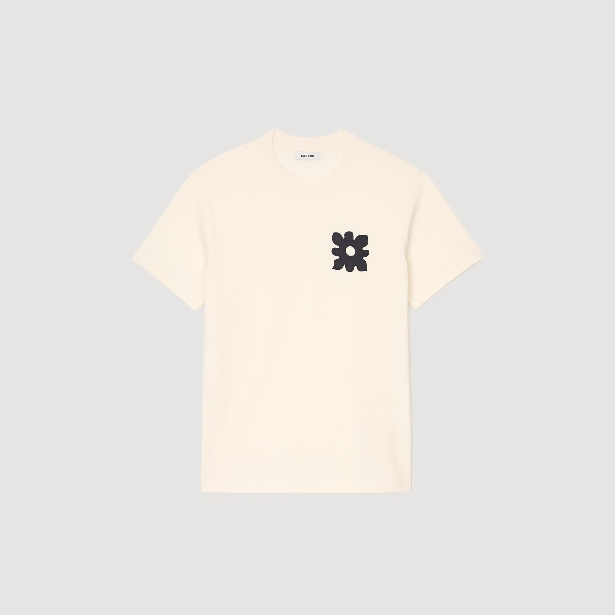 SANDROKrem T-shirt