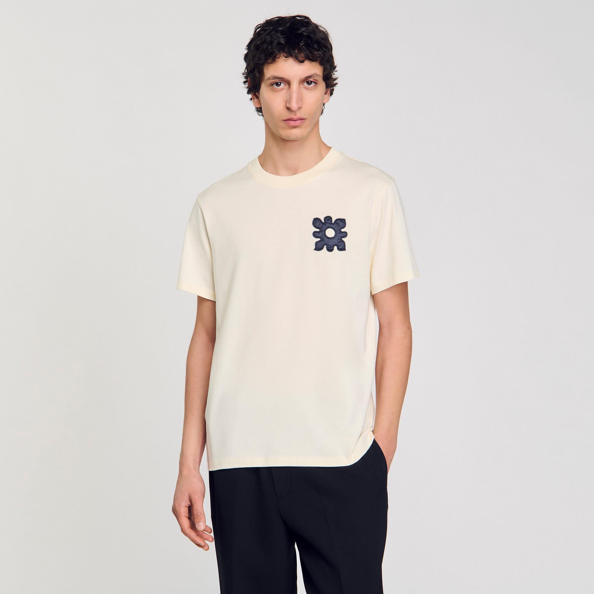 SANDROKrem T-shirt
