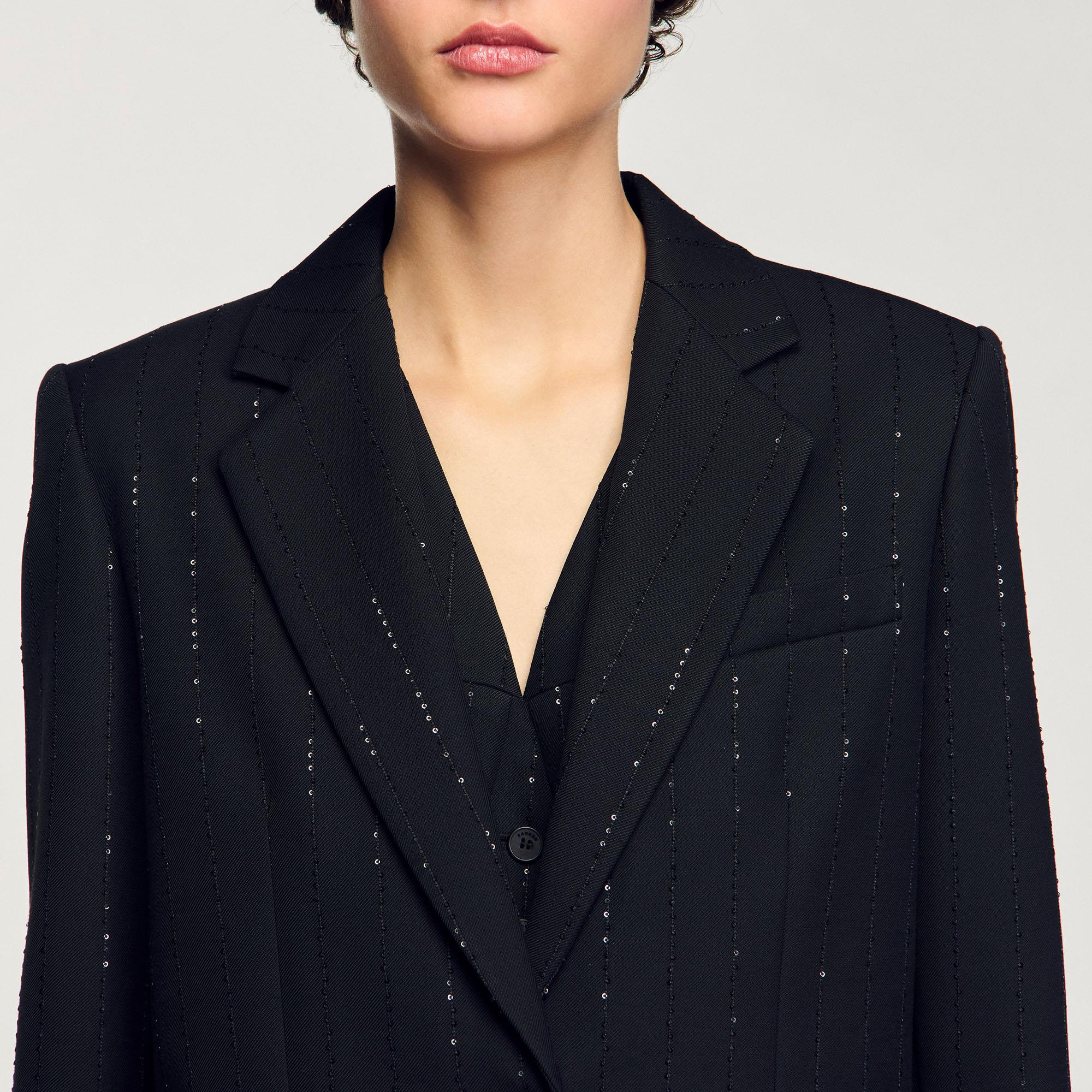 SANDROPayet Geçişli Blazer