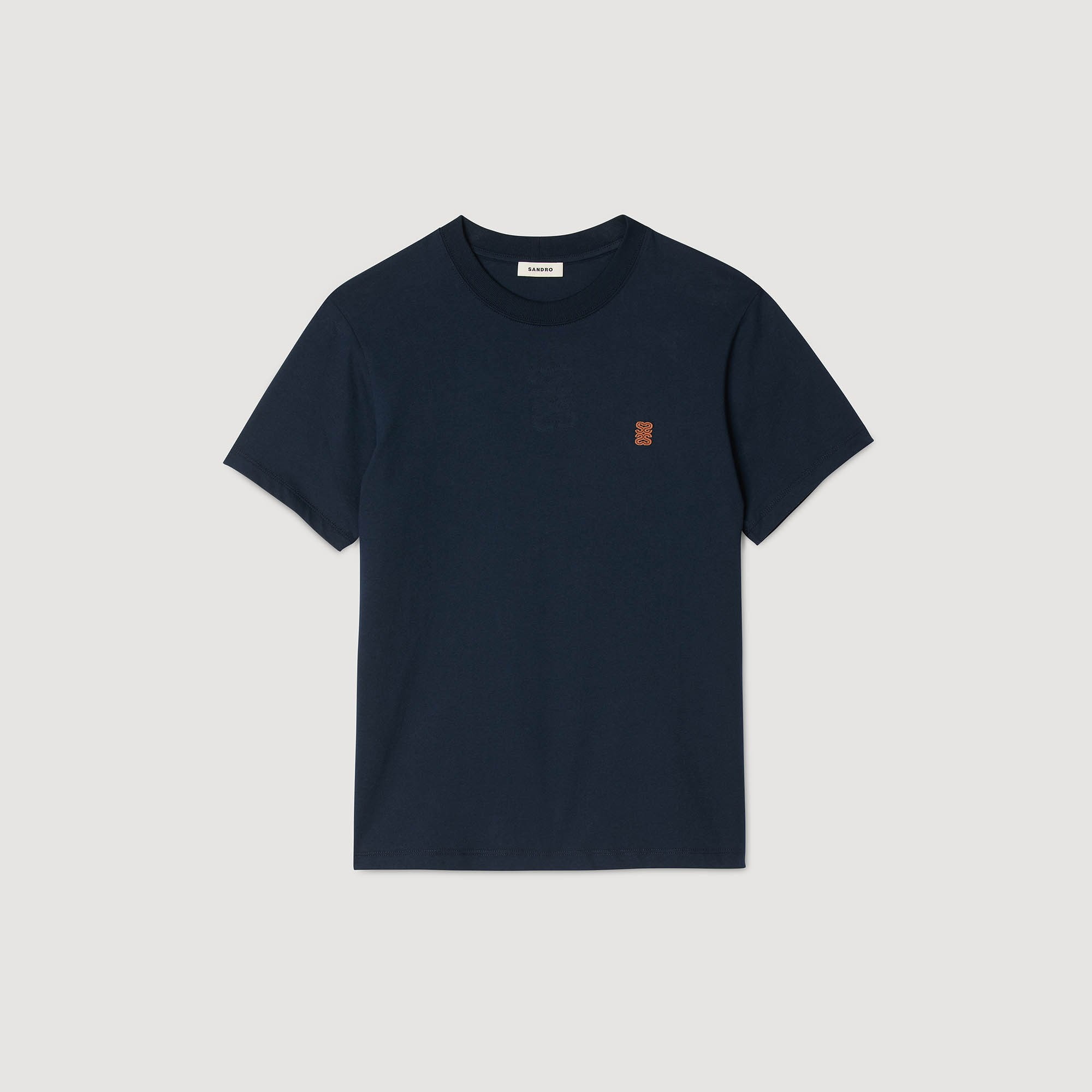 SANDROS Logo Lacivert T-shirt