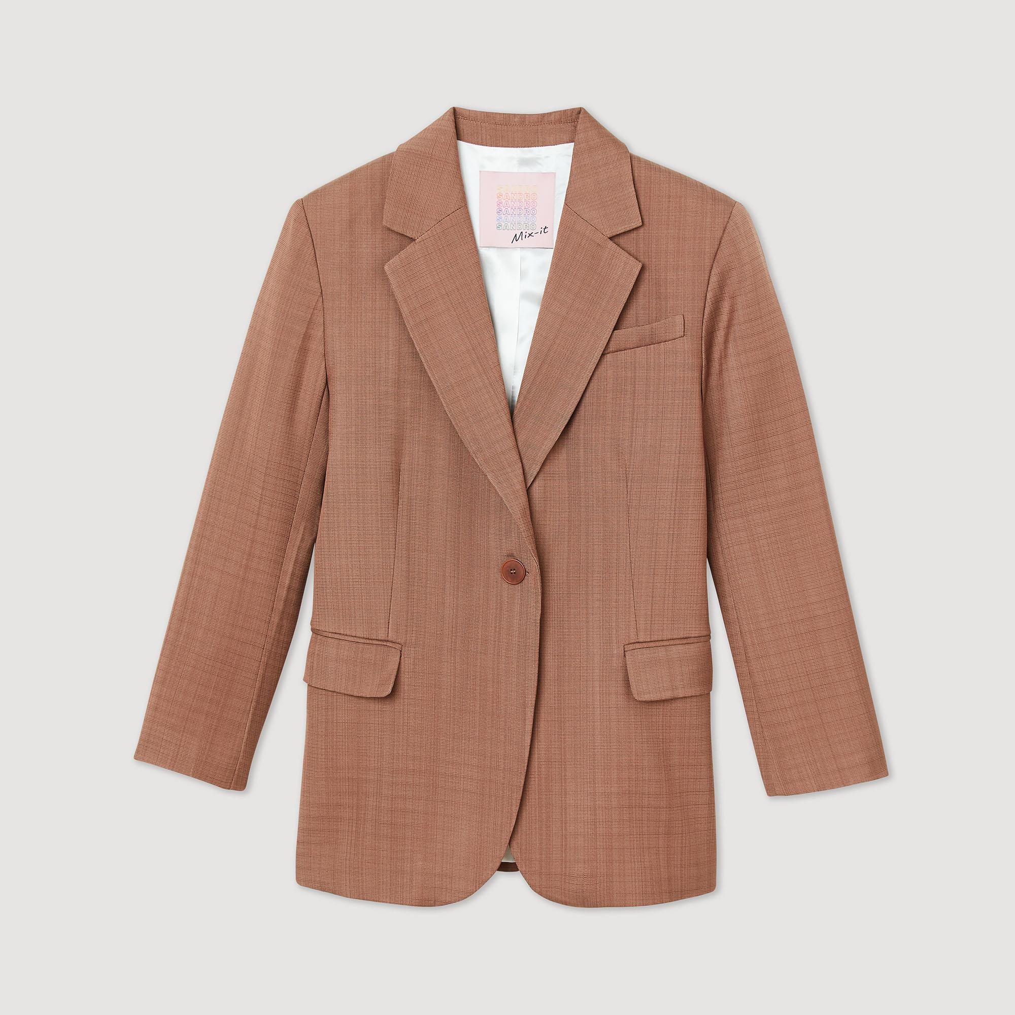 SANDROTek Düğme Kapama Blazer