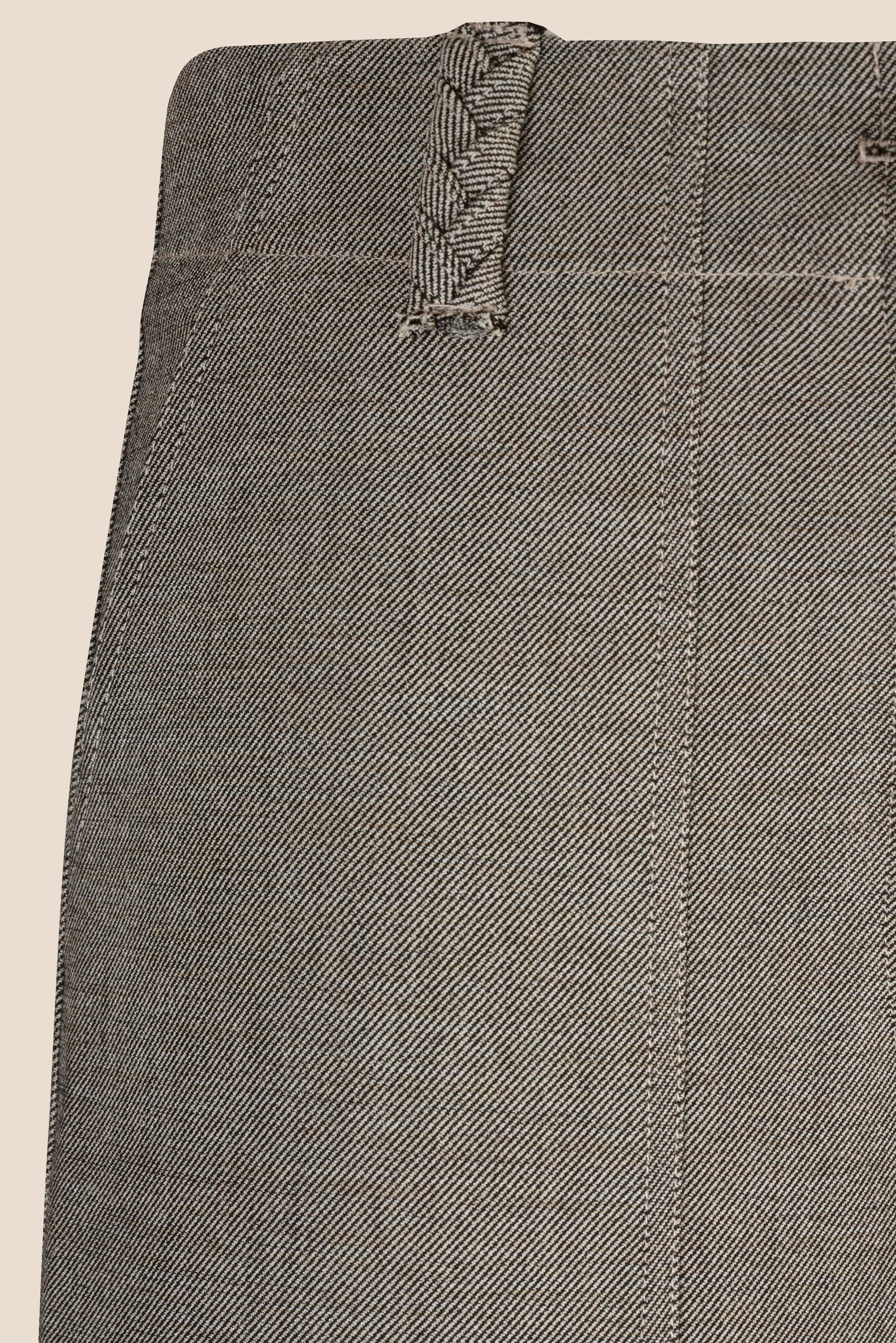 TresseGold Düğme Detaylı Geniş Paça Pantolon