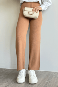 Basic Camel Knit Pants