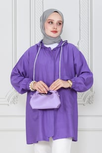 كاب بكابوشون لون بنفسجي