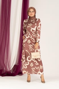 Masal abiye-Kahverengi