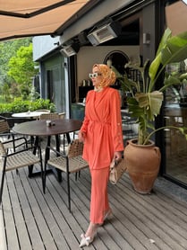 Paris Üçlü Takım somon 