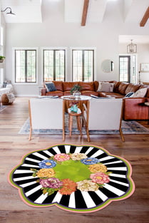 Özel Tasarım, Dokuma ve Kaymaz Taban, Yüksek Kalite, Uzun Ömürlü, İnce Yıkanabilir, Dekoratif Modern Oda Halısı, Kilim