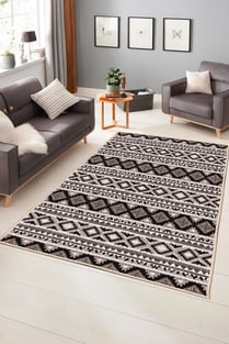 Özel Tasarım, Kaymaz Taban, Uzun Ömürlü, İnce Yıkanabilir, Dekoratif Modern Oda Halısı, Kilim
