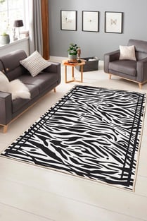 Özel Tasarım, Kaymaz Taban, Uzun Ömürlü, İnce Yıkanabilir, Dekoratif Modern Oda Halısı, Kilim