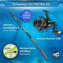 İlk Başlangıç Surf Casting Olta Seti ( 4-20 Teleskopik )