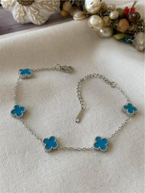 Çelik Mini Mavi Cleef Bileklik