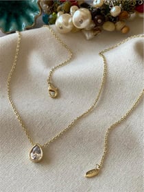 VIP 14K Damla Model Kolye