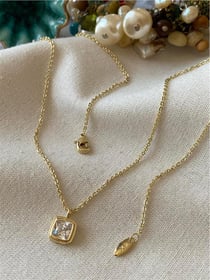 VIP 14K Kare Model Kolye