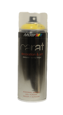 Sarı Sprey Boya Motip Carat Ral 1018 