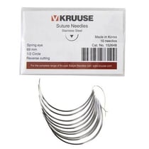 Kruuse Sütür İğnesi Spring 1/2 Keskin 69 MM 10'lu Paket