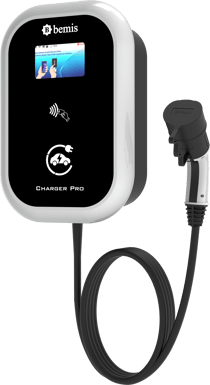 BEMİSEkranlı Kablo Ucu Prizli Model 2 Charger Plus 11 kw Trifaze 16A