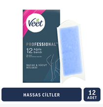 VEETVEET PROFESYONEL AĞDA BANDI HASSAS CİLTLER 12'Lİ