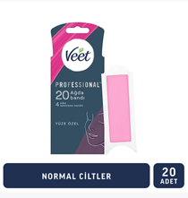 VEETVEET PROFESYONEL YÜZ AĞDA BANDI NORMAL CİLTLER 20'Lİ