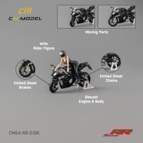 CM Model Honda S1000 RR Black R01