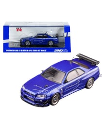 İNNO64 Nissan Skyline GT-R R34 V-Spec Tuned By Mine's Blue
