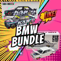 Mini GT Kaido House BMW Bundle Datsun 510 Pro Street Greedy White