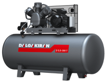 KompresörlerDalgakıran KompresörÇift Kademeli, Kayış Kasnaklı, Pistonlu Hava Kompresörü (4kW / 5.5 HP)