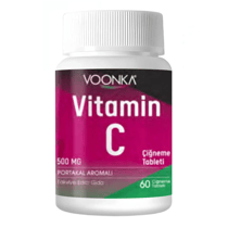 Voonka Vitamin C Çiğneme Tableti Vitamin C İçeren Portakal Aromalı 62 Tablet Fiyatları - Modern Eczane