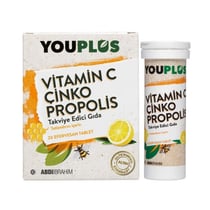 Youplus Vitamin C Çinko Propolis 20 Efervesan Tablet Fiyatları - Modern Eczane