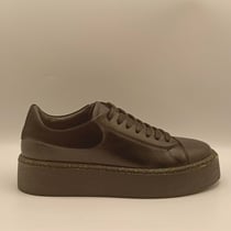 Ellezsa Siyah Deri Sneaker