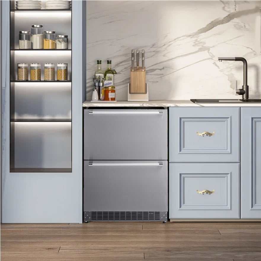 Berfmann Tezgah Altı Ankastre Çekmeceli Dondurucu BUF113-DS Siyah