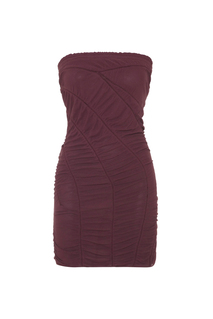 NisseBordo Straplez Mini Elbise