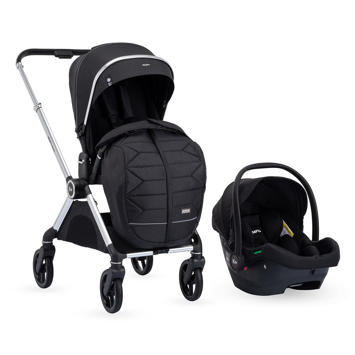 Apex Travel Sistem Bebek Arabası Siyah