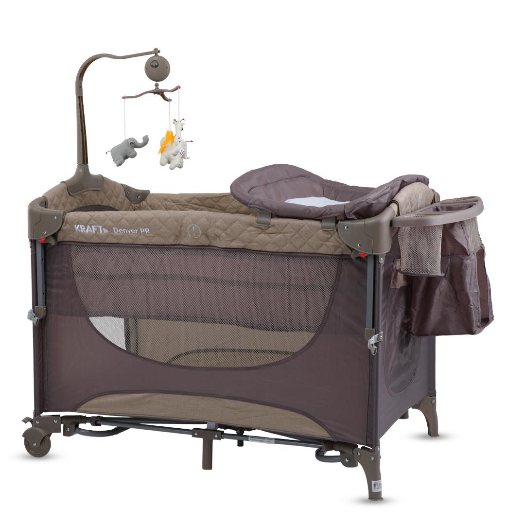 Denver PR Anne Yanı Oyun Parkı 63x105 cm Bej