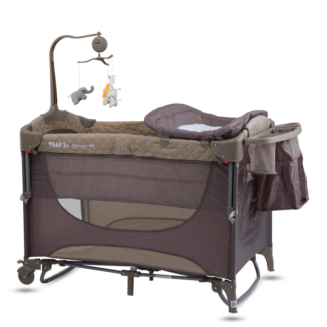 Denver PR Anne Yanı Oyun Parkı 63x105 cm Bej