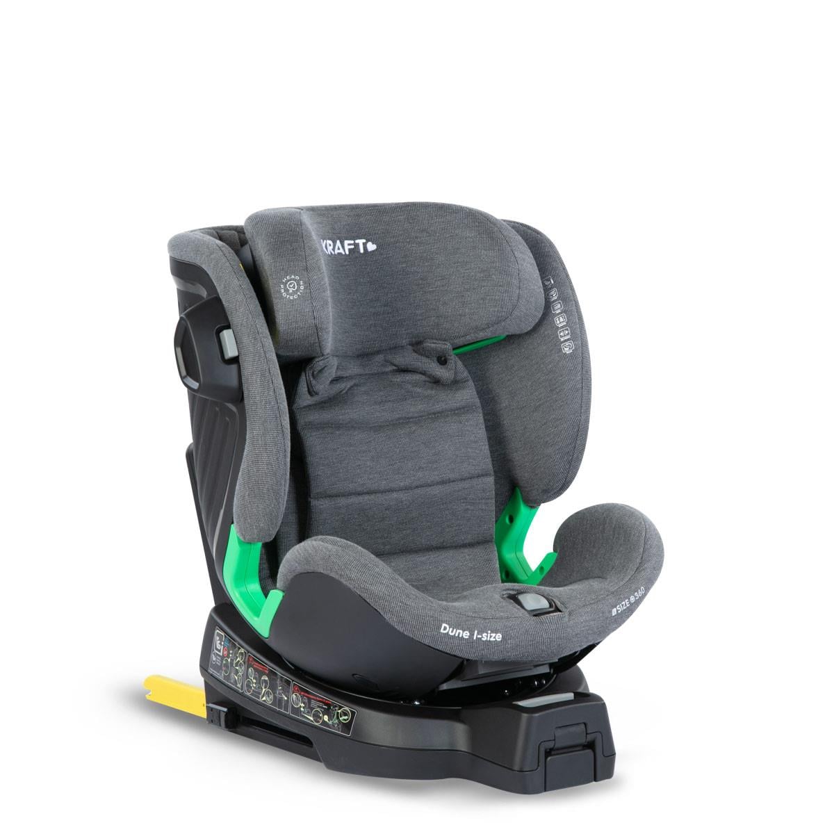 Dune Fix i-size (40-150 cm) 0-36 Kg Oto Koltuğu Siyah