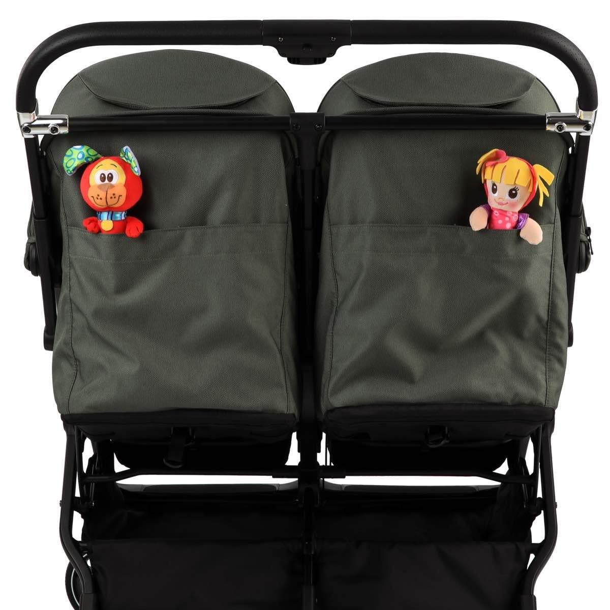 Duplo İkiz Bebek Arabası - Siyah