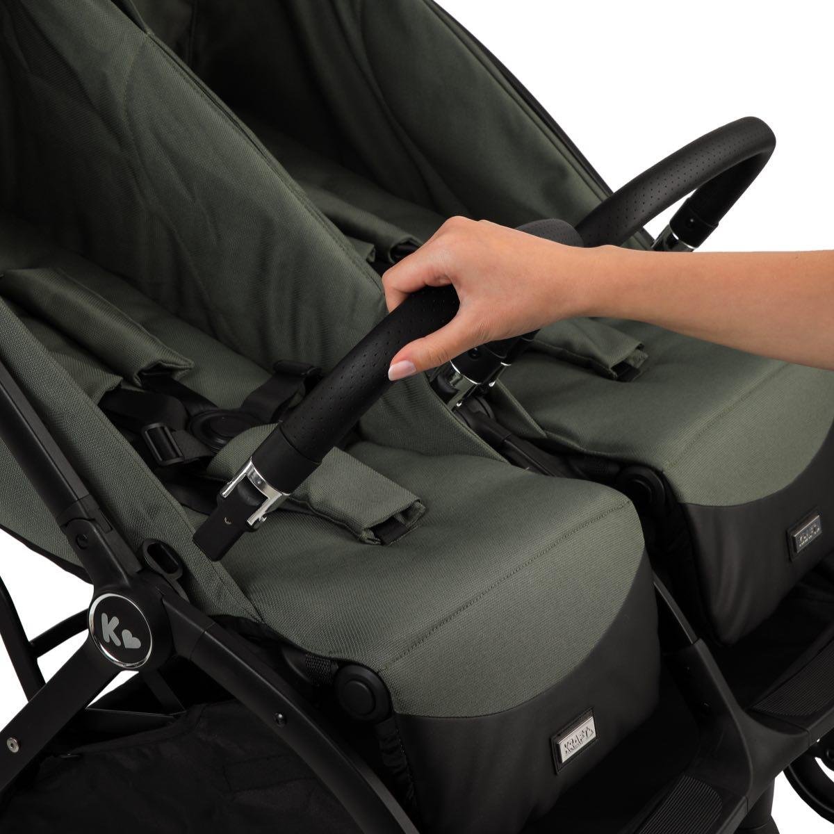 Duplo İkiz Bebek Arabası - Siyah