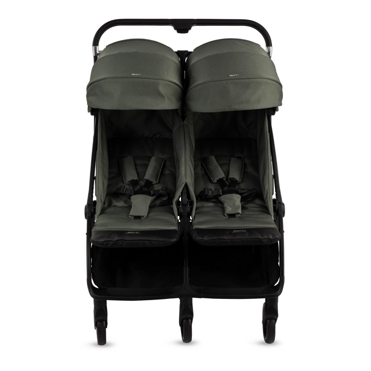 Duplo İkiz Bebek Arabası Yeşil