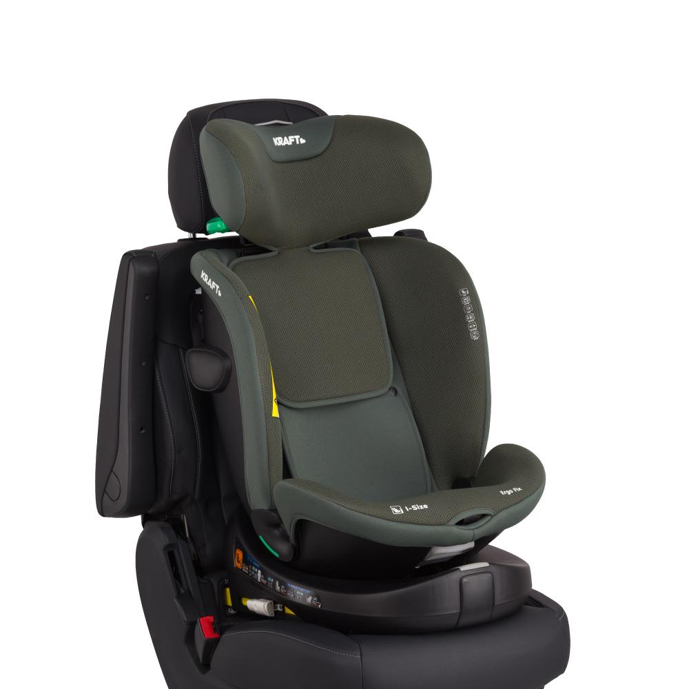Ergo Fix i-Size (40-150 cm) 0-36 Kg Oto Koltuğu Gri