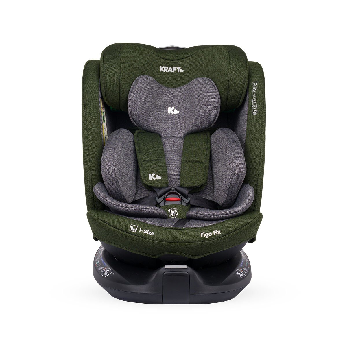FIGO FIX I-SIZE OTO KOLTUĞU 40 CM - 150 CM GREEN GREY
